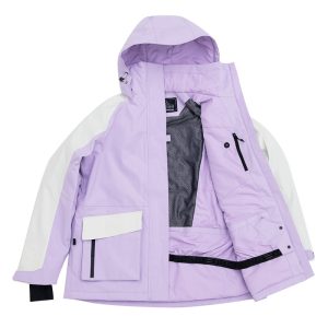 Veste ski femme tendance mauve