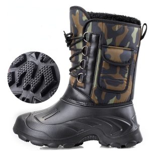Après-ski homme camouflage bottes de neige tactiques