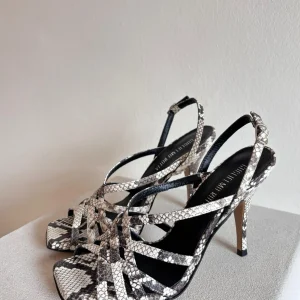 Sandales à talons python Fairy