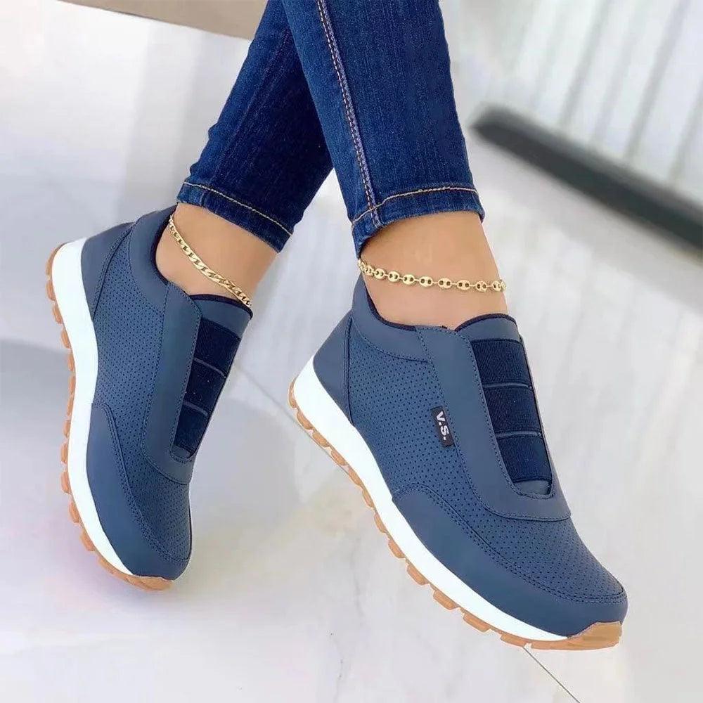 Baskets orthopédiques à enfiler élastiques décontractées - Maggie – Image 3