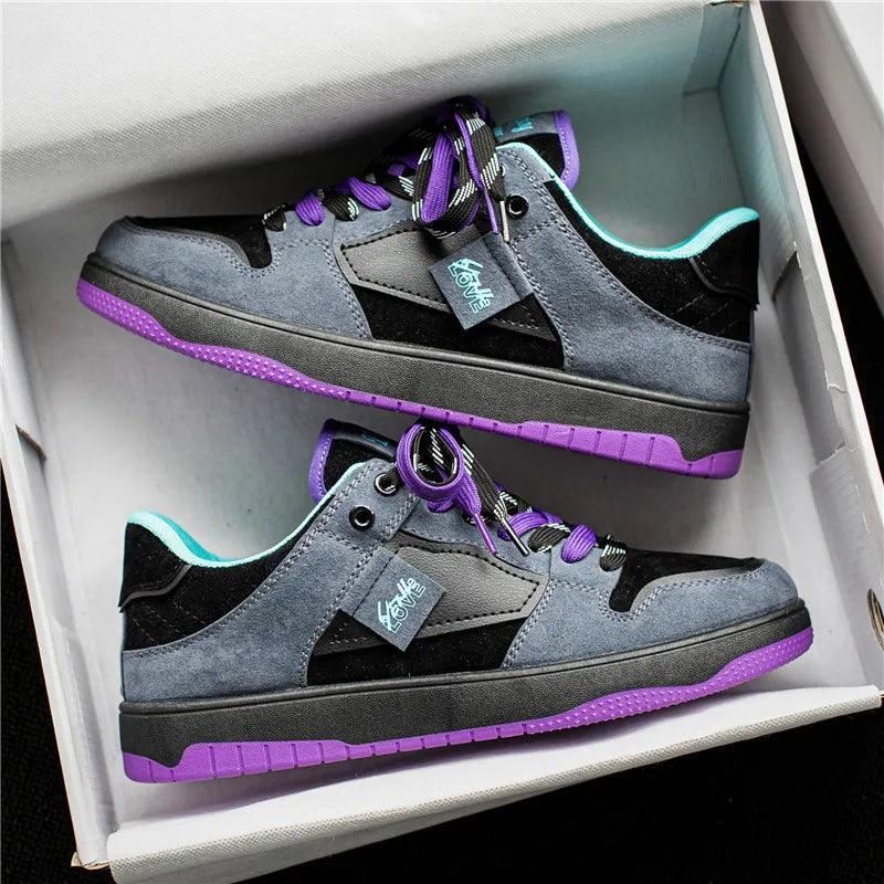 Chaussures Orthopédiques de skate basses avec lacets contrastés pour femmes - Ryler – Image 3