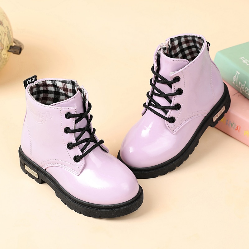 Après-ski enfant en simili cuir fourrés – Image 6