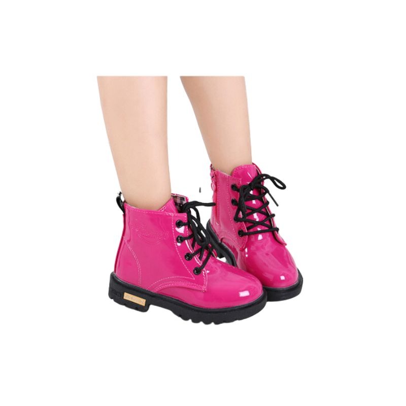 Après-ski enfant en simili cuir fourrés – Image 9