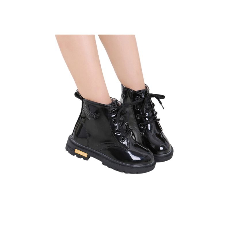 Après-ski enfant en simili cuir fourrés – Image 8