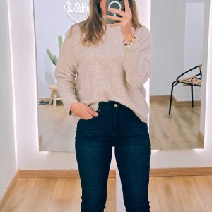 Pull col cheminé doux