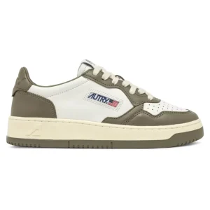 Baskets Medalist Low CUIR BLANC ET COVERT GREEN