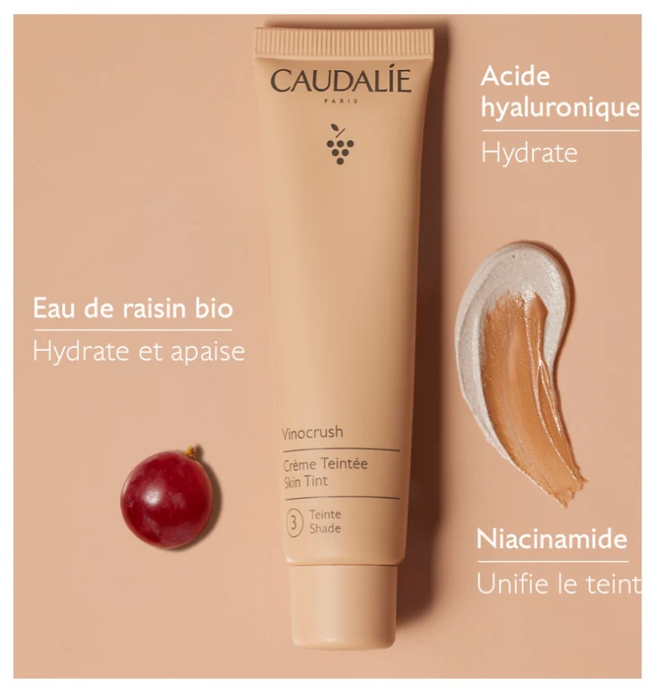 Caudalie - Vinocrush Crème Teintée - Teinte 3 - 30 ml – Image 2