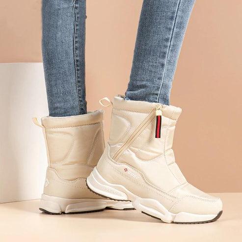 Bottes de neige d'hiver pour femmes - Bottes doublées de fourrure – Image 2