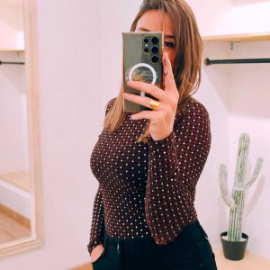 Body à strass brillant