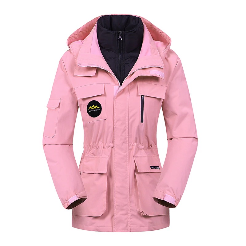 Veste ski femme parka à col zippé – Image 4