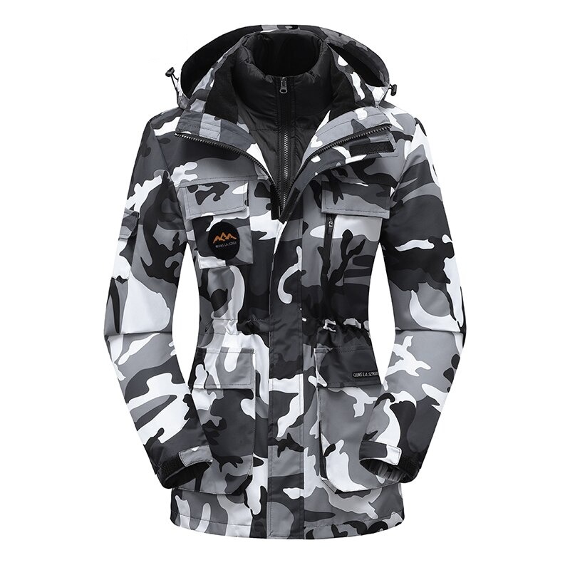 Veste ski femme parka à col zippé – Image 7