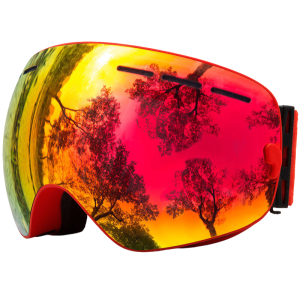 Lunette de ski masque flexible ventilé anti-buée