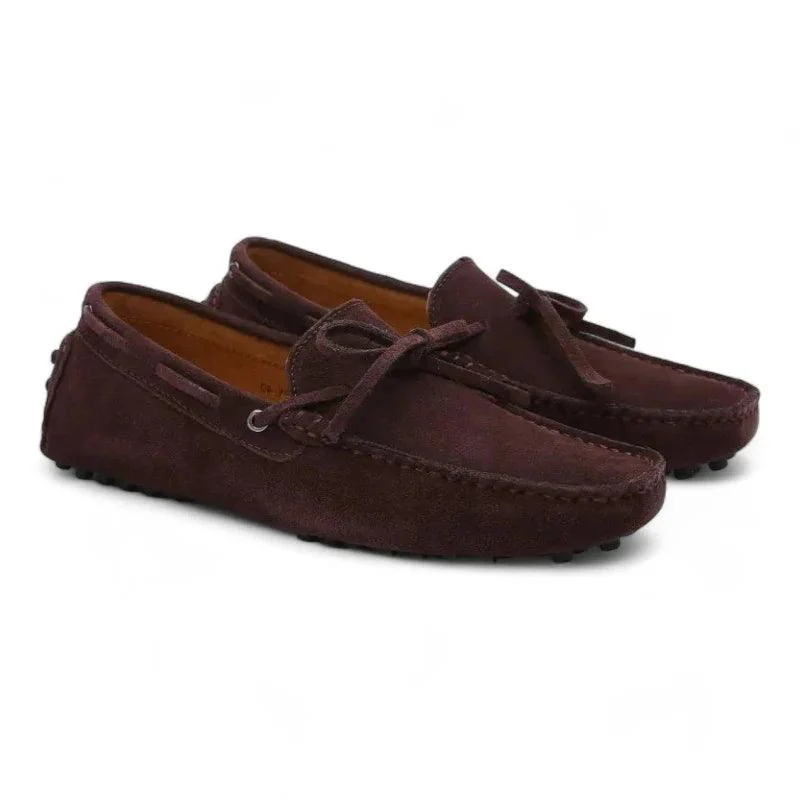 mocassin orthopédique femme en daim à lacets – Image 6