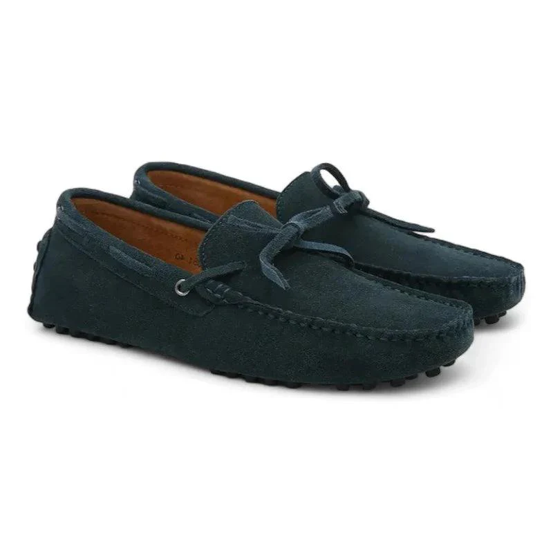 mocassin orthopédique femme en daim à lacets – Image 9