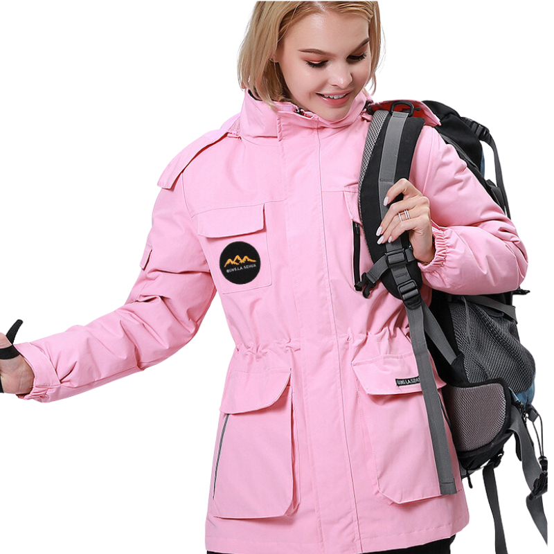 Veste ski femme parka à col zippé – Image 3