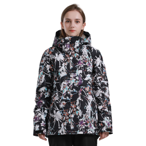 Veste ski femme tendance à motifs colorés